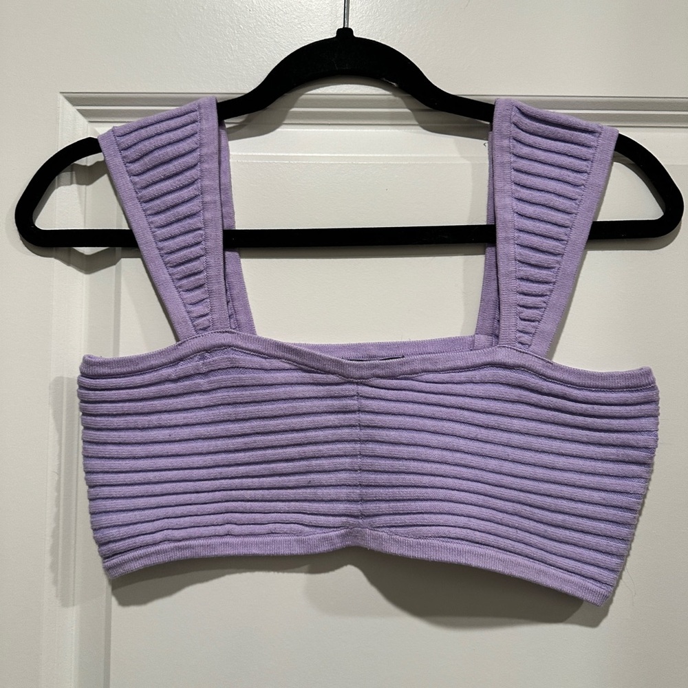 NWOT Wild Fable Lilac Crop Top